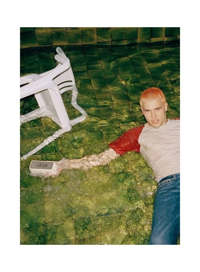 Marshall Emberton 2 Portable Bluetooth Speakers - Water Resistant Wireless Speakers Portable Speaker 30 Hour of Playtime Cream - Image 5